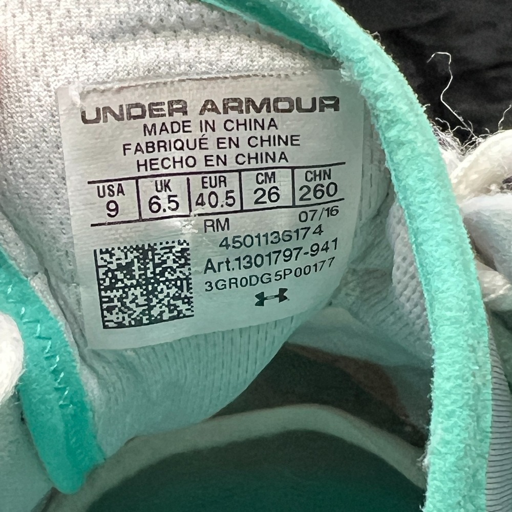Under Armour SpeedForm Intake 1301797-941‎ Womens 9 Running Shoes Gray Sneaker - Picture 8 of 8
